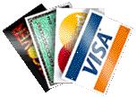 Visa,Master Card,American Express,Discover Cards Accepted!